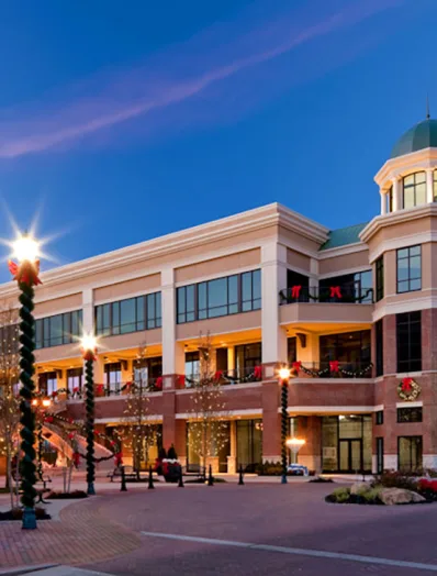 Cherry Hill Towne Center Exterior at Night