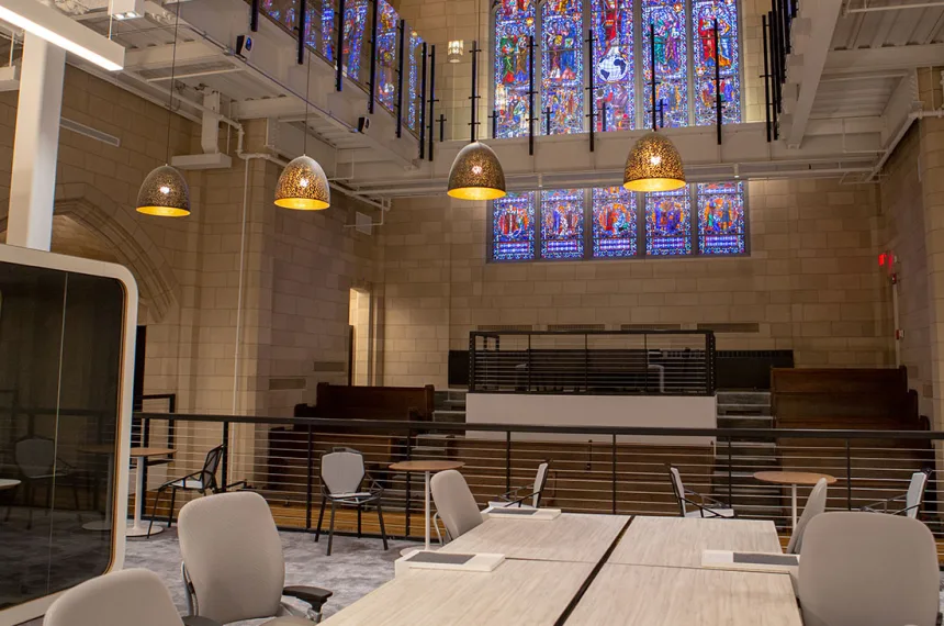 Audible Innovation Cathedral Desk Space